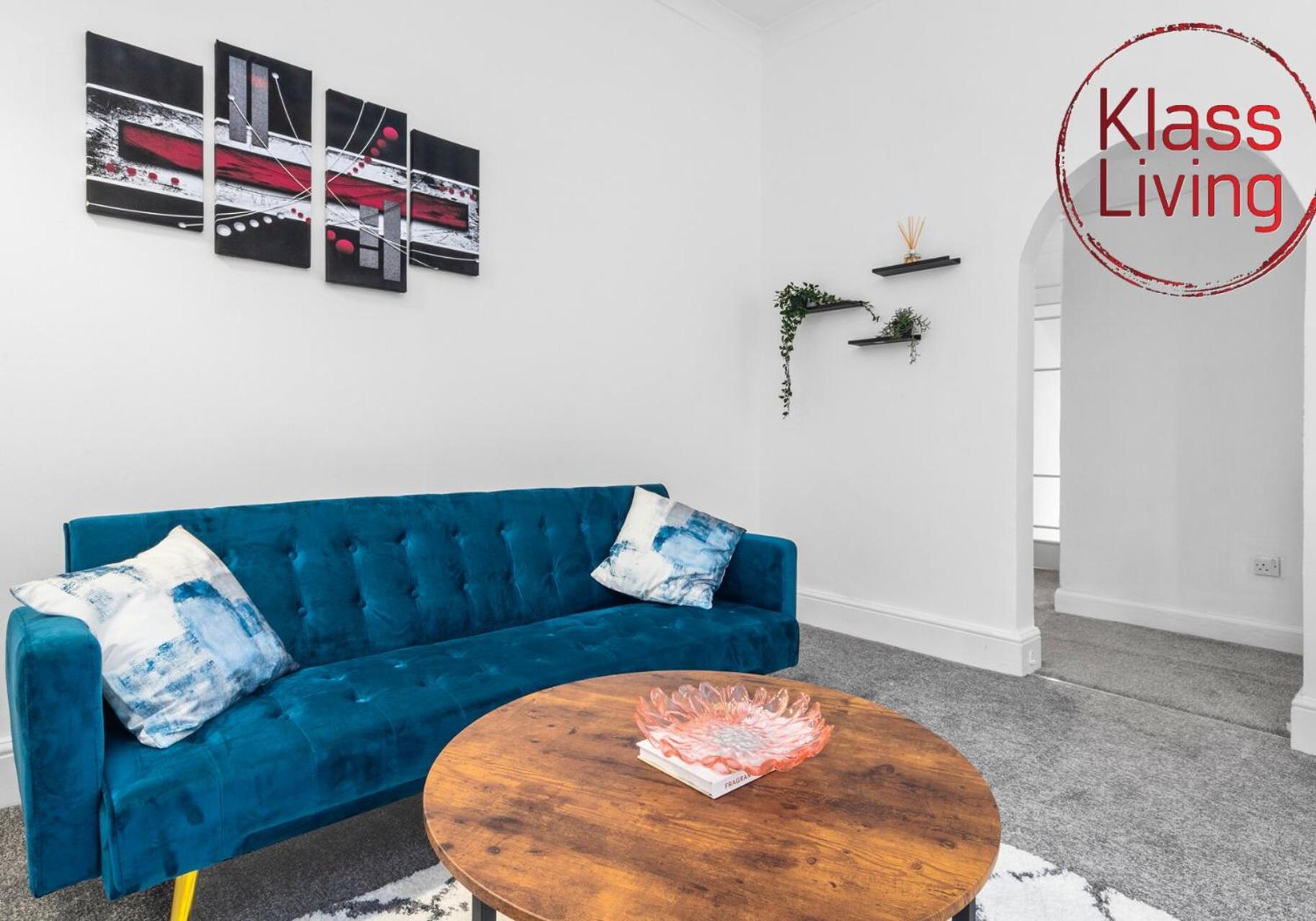 Garturk Apartment By Klass Living Coatbridge Eksteriør billede